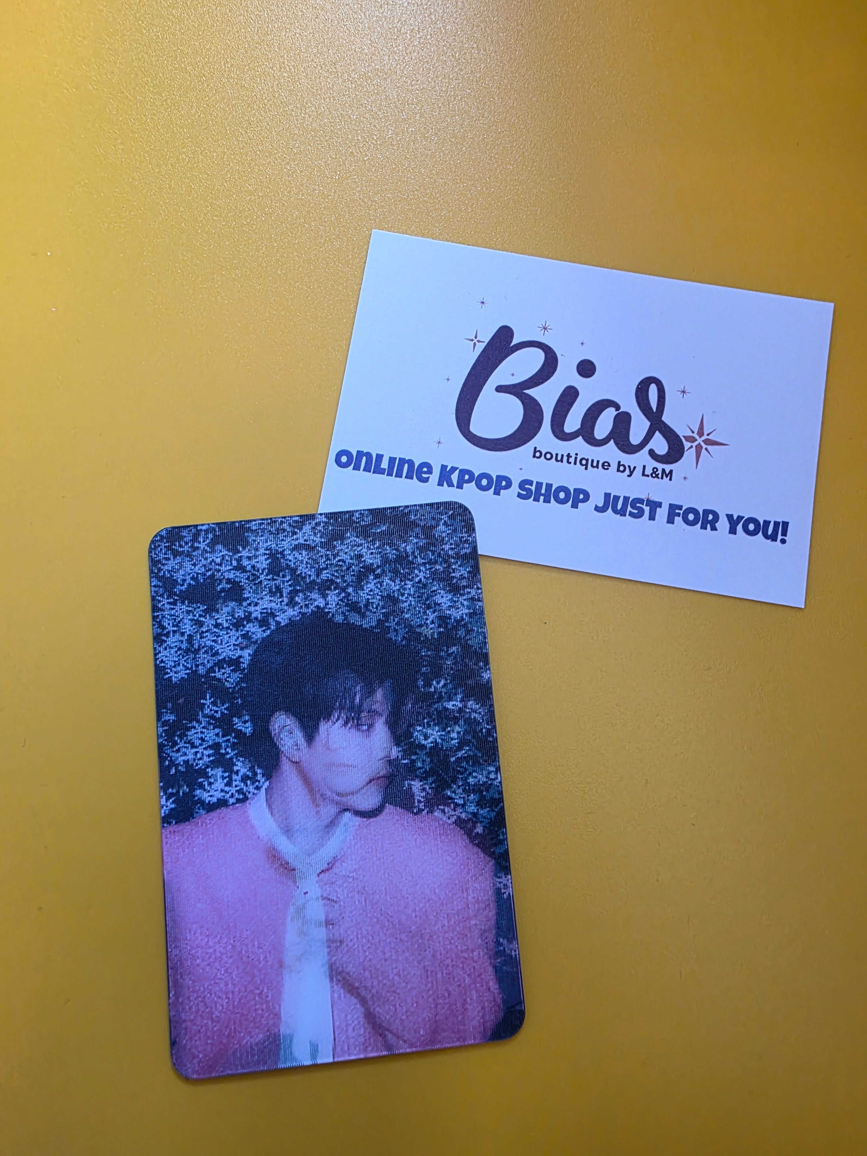 Official Seungmin lenticular pink